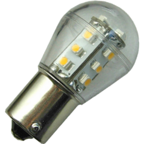 BA15s 12V/24V 0.7W Röd