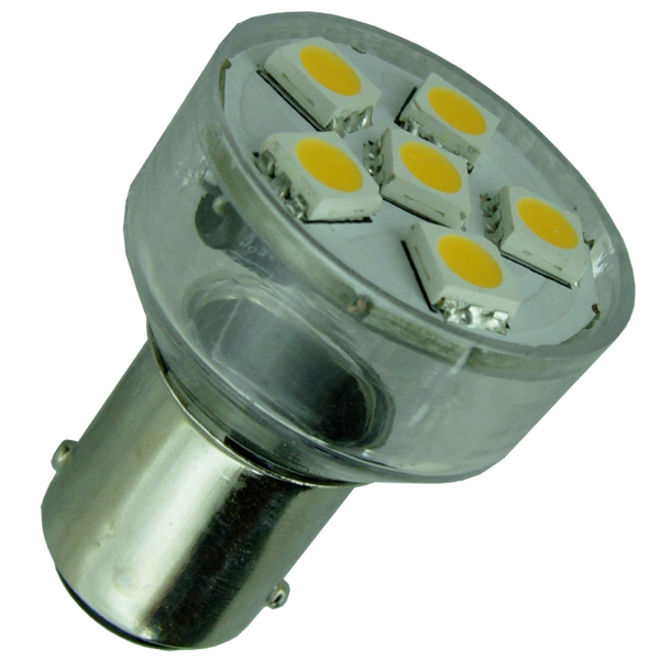 LED BA15D 12V/24V 1W