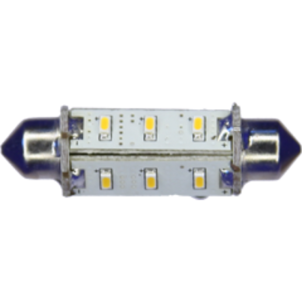 Lampada Spol 12V/24V 1W 37mm LED