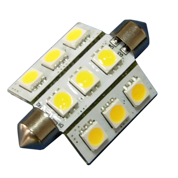 Lampada Spol 12V/24V 1,8W 42mm LED