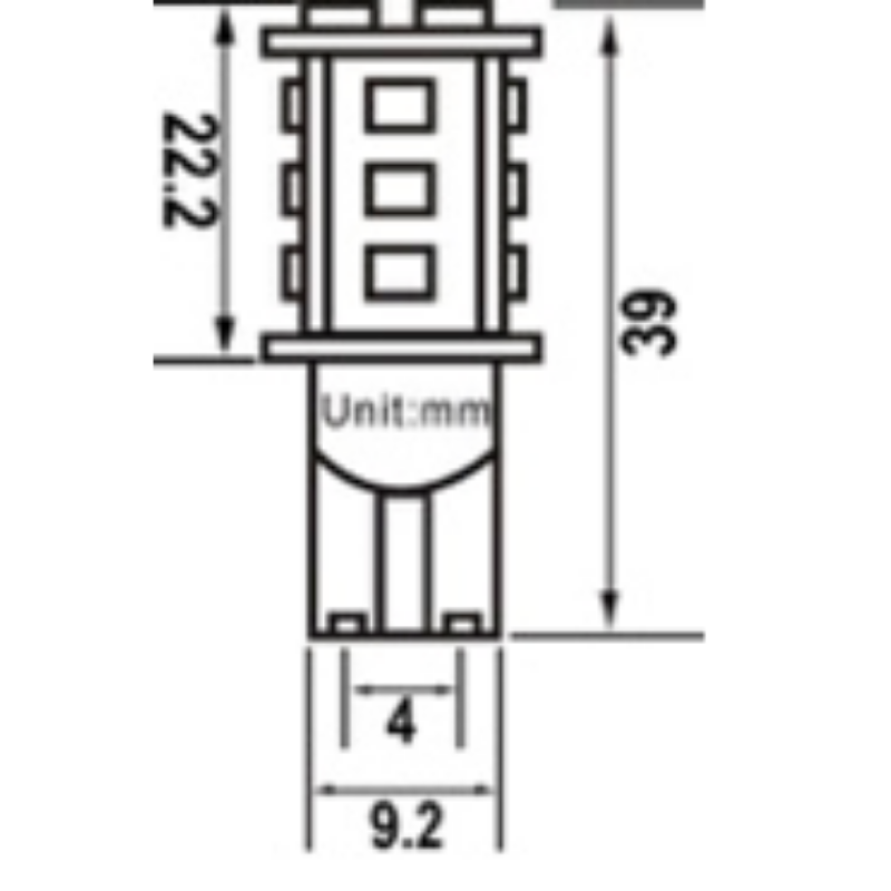 T10 12V/24V 0.7W Orange