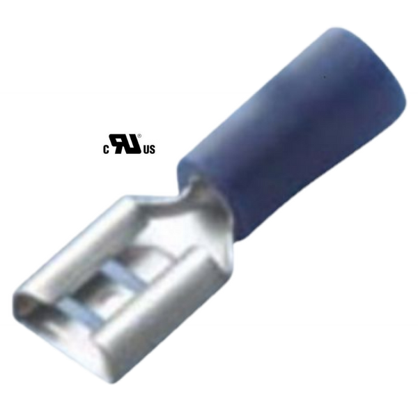 Perno a foglia vinile blu 4,8 x 0,8 mm - 10 pezzi