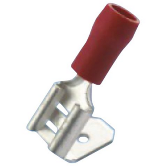 Manicotto per derivazione Vinile Rosso 6,3 x 0,8 mm - 10 pz