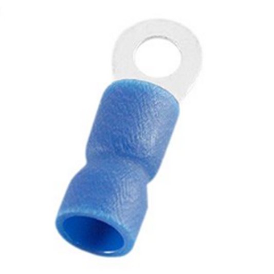Capocorda ad anello Blu 4,3 mm #8 2,5 mm2 - 10 pz