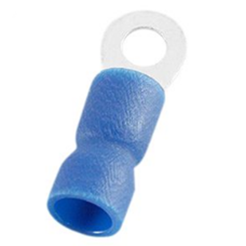 Scarpa per cavi anelli blu 6,4 mm 1/4 2,5 mm2 - 10 pezzi