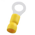 Scarpa per cavo anello giallo 6,4 mm 1/4 6 mm2 - 10 pezzi