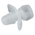 Polyamide bianca da 3,8 mm di ancoraggio a fascia da pacchetto - 10 pezzi