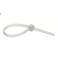 Ties cavi 100 x 2,5 mm bianco - 100 pezzi