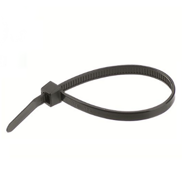 Ties cavi 200 x 2,5 mm neri - 100 pezzi