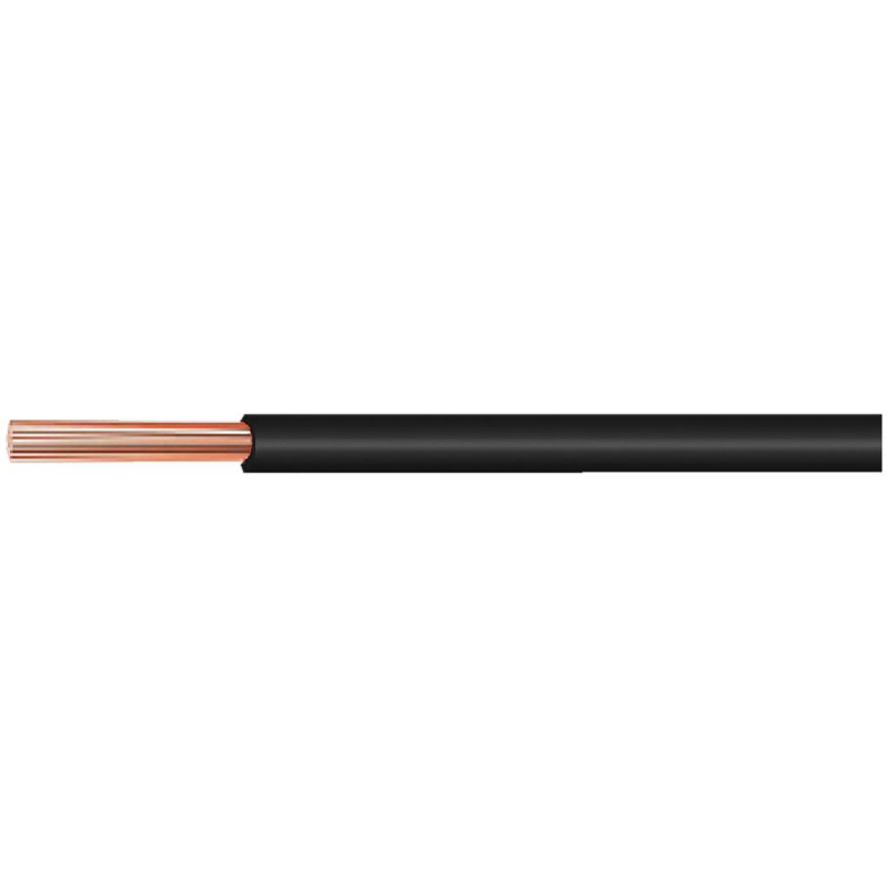 Leader arewlown PVC 1mm2 NATO NERO NERO PER METRO